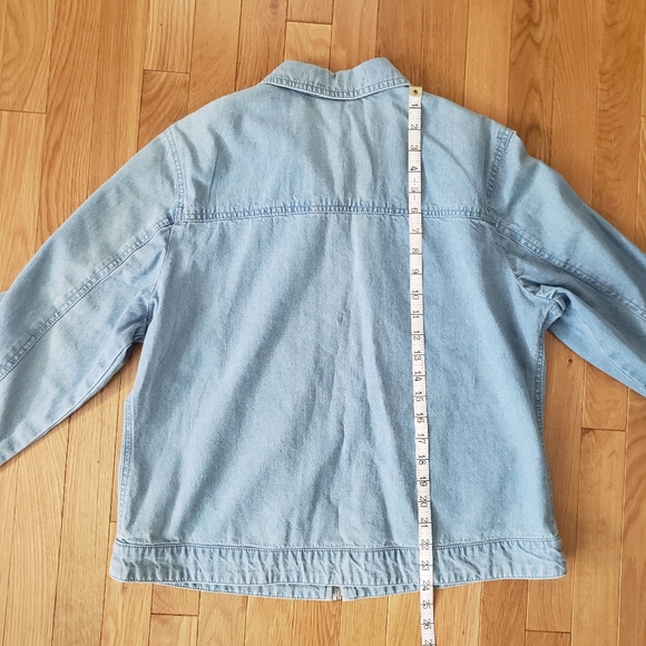 Vintage Studded Zip Up Denim Jacket - Picture 4 of 6